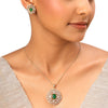 22k Gold Plated Sundari Indulekha Pendant Set