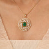22k Gold Plated Sundari Indulekha Pendant Set