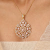 22k Gold Plated Sundari Jayanti Pendant Set