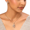 22k Gold Plated Sundari Kadambari Pendant Set
