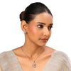 22k Gold Plated Sundari Kadambari Pendant Set
