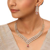 22k Gold Plated Sundari Kaveri Necklace Set