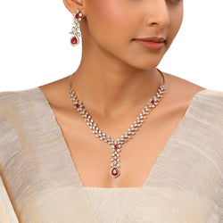 22k Gold Plated Sundari Kokila Necklace Set