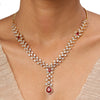 22k Gold Plated Sundari Kokila Necklace Set