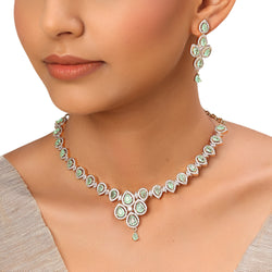22k Gold Plated Sundari Lilavati Necklace Set