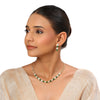 22k Gold Plated Sundari Madhavi Necklace Set