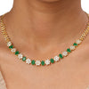 22k Gold Plated Sundari Madhavi Necklace Set