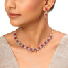22k Gold Plated Sundari Mandakini Necklace Set