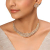 22k Gold Plated Sundari Padma Necklace Set