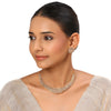 22k Gold Plated Sundari Padma Necklace Set