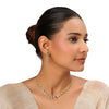 22k Gold Plated Sundari Padmika Necklace Set