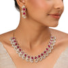 22k Gold Plated Sundari Parijata Necklace Set