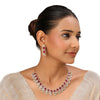 22k Gold Plated Sundari Parijata Necklace Set