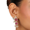 22k Gold Plated Sundari Parijata Necklace Set