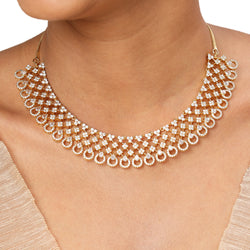 22k Gold Plated Sundari Rajnandini Necklace Set