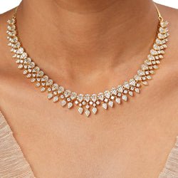 22k Gold Plated Sundari Rukmini Necklace Set