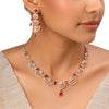 22k Gold Plated Sundari Shailaja Necklace Set