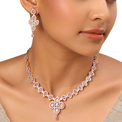 22k Gold Plated Sundari Sitara Necklace Set