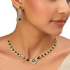 22k Gold Plated Sundari Sunaina Necklace Set
