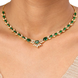 22k Gold Plated Sundari Sunaina Necklace Set