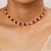 22k Gold Plated Sundari Tilottama Necklace Set