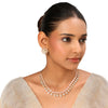 22k Gold Plated Sundari Tribhanga Necklace Set