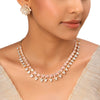 22k Gold Plated Sundari Tribhanga Necklace Set