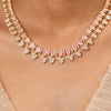 22k Gold Plated Sundari Tribhanga Necklace Set