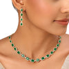 22k Gold Plated Sundari Zohra Necklace Set