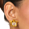 22k Gold Plated Gulabi Vatsala Earrings
