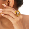22k Gold Plated Gulabi Aatreyi Ring