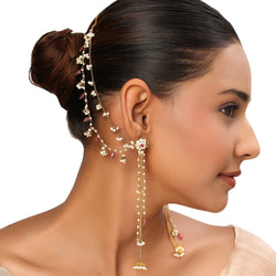 22k Gold Plated Gulabi Chandrabala Earrings