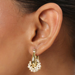 22k Gold Plated Gulabi Lakshmika Earrings