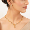 22k Gold Plated Gulnaar Heer Necklace Set