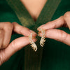 22k Gold Plated Jhilmil Zara Earclips