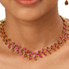 22k Gold Plated Kanchan Kalyani Necklace Set