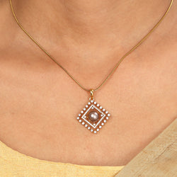 22k Gold Plated Sampada Girinanda Pendant set