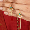 22k Gold Plated Sui Dhaga Laveya Earring