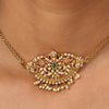 22k Gold Plated Kanchan Ambika Choker Set