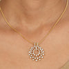 22k Gold Plated Sampada Hemarekha Pendant set