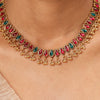 22k Gold Plated Kanchan Kundanika Necklace Set