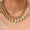 22k Gold Plated Kanchan Lajwanti Necklace Set