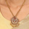 22k Gold Plated Sampada Jayalakshmi Necklace set