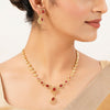 22k Gold Plated Gulnaar Meera Necklace Set
