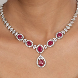 22k Gold Plated Sampada Kiranmayi Necklace set