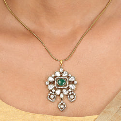 22k Gold Plated Sampada Krishnangi Pendant set