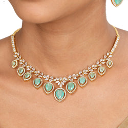 22k Gold Plated Sampada Lakshmipriya Necklace set