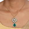 22k Gold Plated Sampada Manikarnika Pendant set