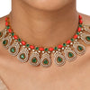 22k Gold Plated Kanchan Pramila Necklace Set
