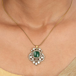 22k Gold Plated Sampada Mayukhi Pendant set
